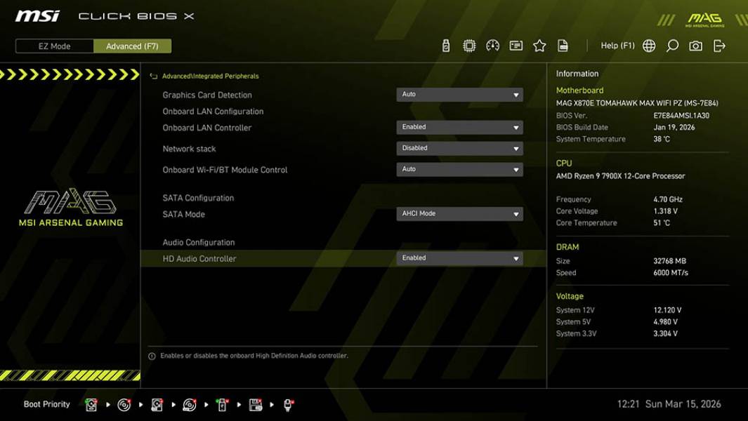 MSI MAG X870E TOMAHAWK MAX WIFI PZ-2